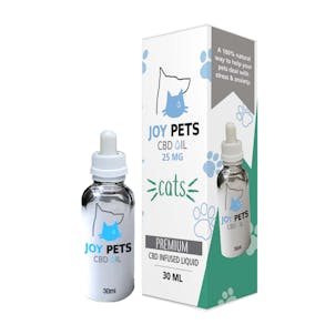 Product image for Joy Pets CBD Oil for Cats 25MG