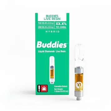 Photo of Concrete Slippers Liquid Diamonds™ Live Resin Cartridge 1g