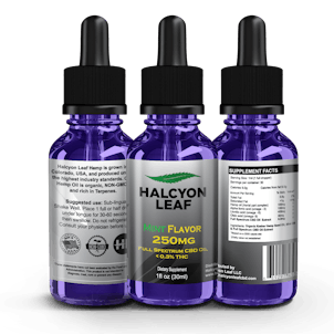 Photo of Halcyon Leaf CBD Zero THC Tincture