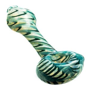 Photo of 3.5 " Raked Silver Fumed Mini Spoon Pipe