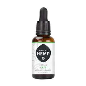 Photo of Made by Hemp Wellness Drops for Cats (1oz, 200mg CBD)