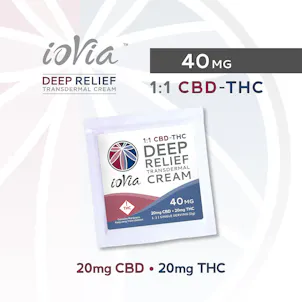 Photo of ioVia™ True Transdermal Cream CBD-THC 40mg