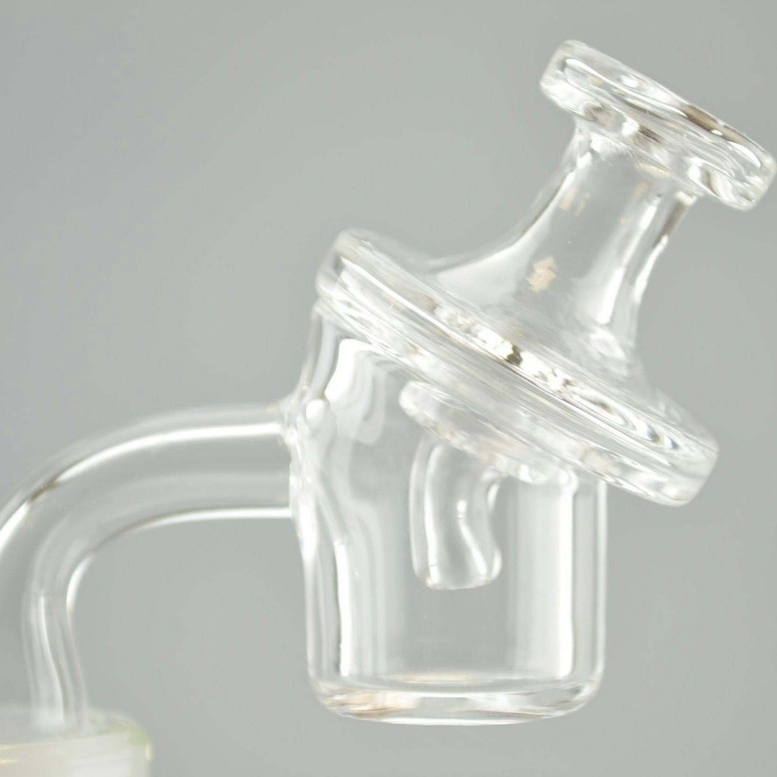 The Dab Lab QUARTZ TECH Glass Carb Cap with Directional Flow Leafly