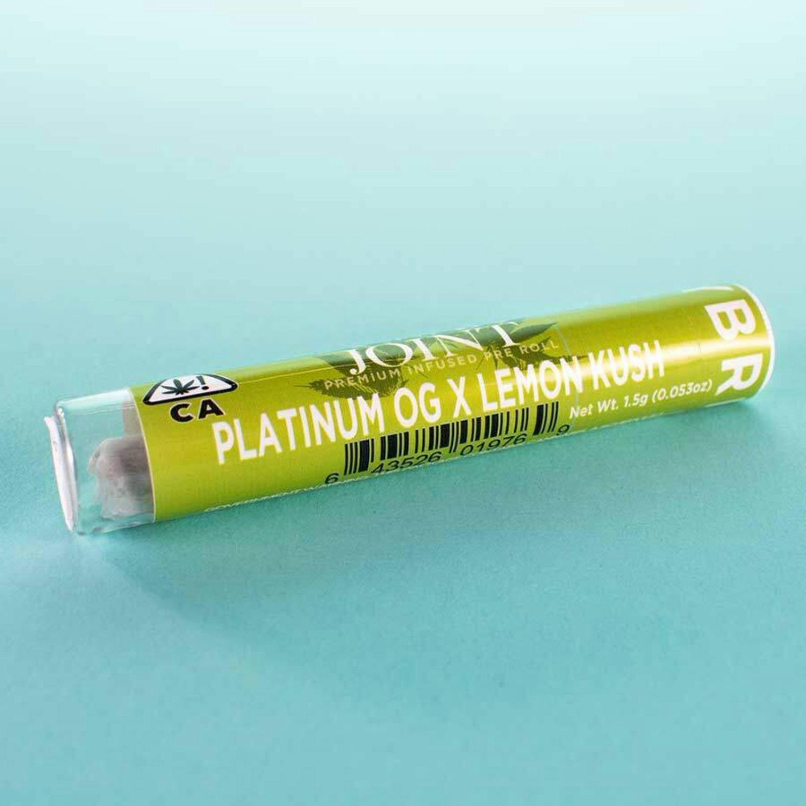 Emerald Family Farms Platinum OG & Lemon Kush TWAX Joints (H) 19.23 Leafly