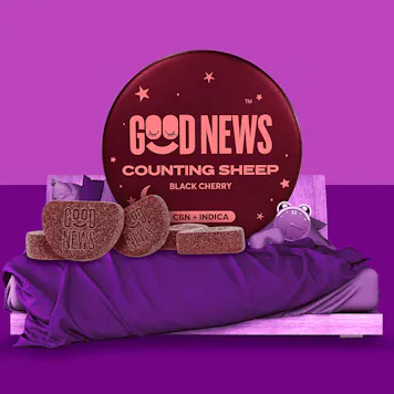 Photo of Counting Sheep Black Cherry Gummies with CBN