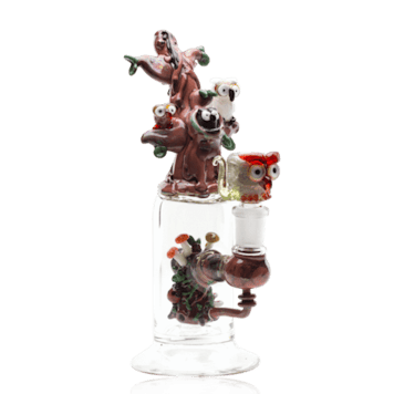 Photo of 6" Owl Themed Mini Dab Rig