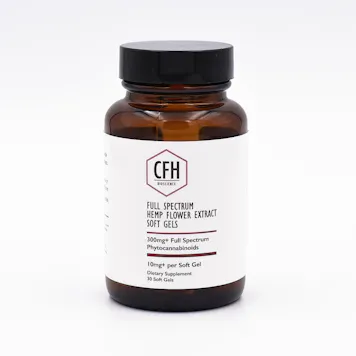 Photo of 300mg CFH ProLine Full Spectrum Hemp Flower Oil Soft Gels