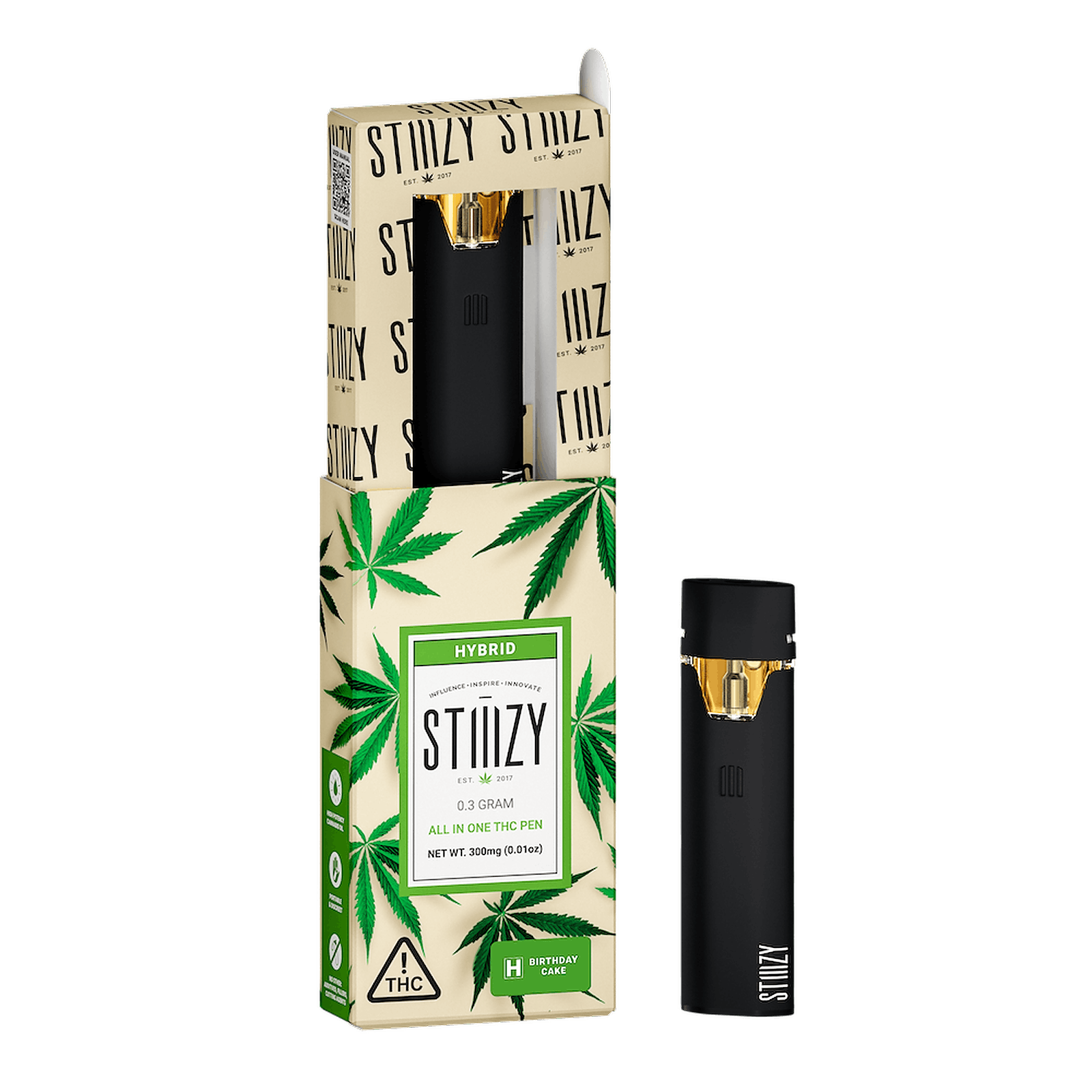 STIIIZY BIRTHDAY CAKE ALLINONE .3G THC PEN Leafly