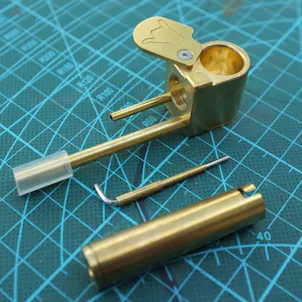 Photo of "Shaka" All-in-One Brass Pipe - A Proto Pipe 2.0 for the 21st Century