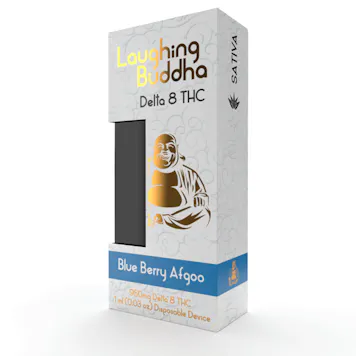 Photo of Laughing Buddha Delta 8 THC 1ml disposable device - Blue Berry Afgoo