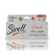 Product image for Sativa Peach Fruit Chews 100mg 10-pack