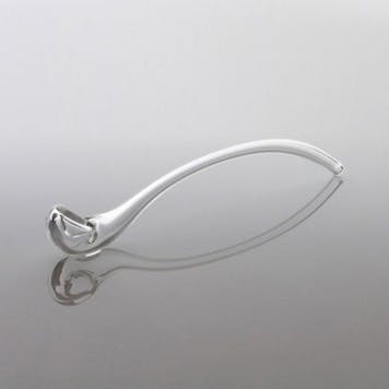 Photo of 11" Freestanding Glass Gandalf Pipe- Clear