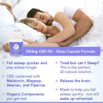 Photo of CBD Sleep Formula | 750mg CBD | CBD + Melatonin, Maypop & Other Natural Ingredients to Sleep Better