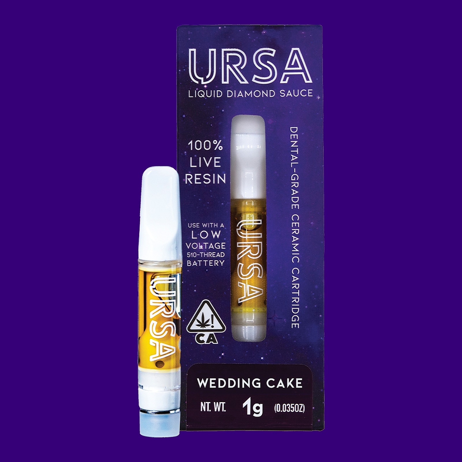 【1ml × 2本】CNP + H4CBDリキッド 90％WEDDINGCAKE THC Liquid 89mg - Wedding Cake, sweet flavor & strong effects