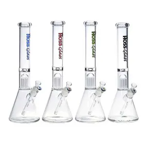Photo of Hoss Glass 18 Inch Beaker Bong with Thick Base and Joint and 8-Arm Perc