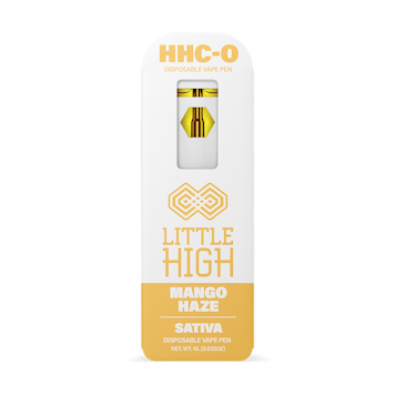 Photo of Little High - HHC-O Sativa - Mango Haze - 1 Gram Disposable Pen
