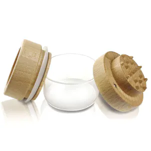 Photo of RYOT® Wood GR8TR® with Clear Jar Body and Beech Top