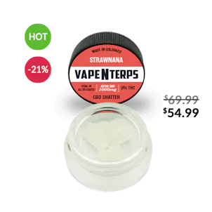 Photo of 1000MG STRAWNANA CBD SHATTER