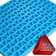 Product image for Triangle THC mold, 3.5mL, 209 Cavity, Half Sheet, Blue