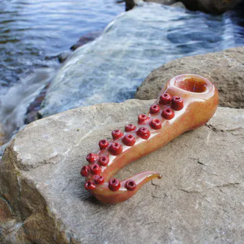 Photo of 3.5" Tentacle Themed Hand Pipe "The Kraken"
