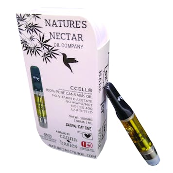 Photo of NATURE'S NECTAR Oil Cartridge - SATIVA - DAYTIME