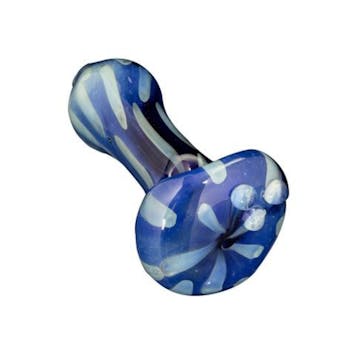 Photo of 4.25" Surface Dot Fumed Blue Pipe