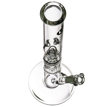 Photo of LA Pipes 20” 5mm Thick Double Showerhead Straight Tube Bong