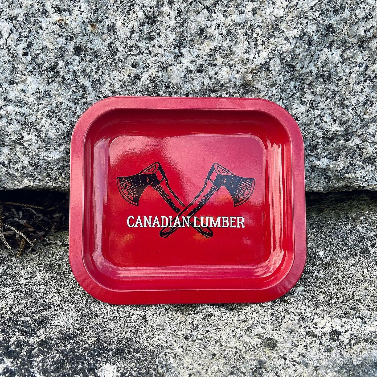 Canadian Lumber Ltd. Lil Red Rolling Tray Small Leafly