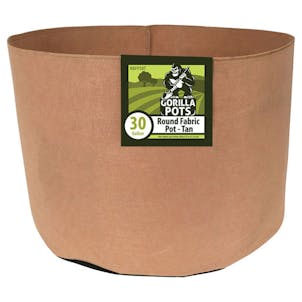 Photo of Hydrobuilder Gorilla Pots 30 Gallon Fabric Pot, Tan