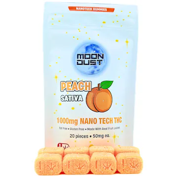 Photo of 1000MG NANO THC GUMMIES - PEACH - SATIVA