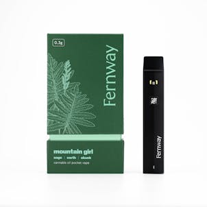 Product image for Fernway Strain Collection - Mountain Girl 0.3g Traveler Vape (H)