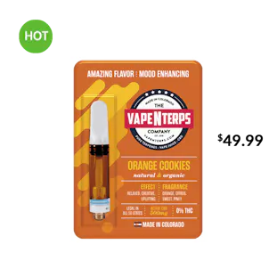 Photo of 500MG ORANGE COOKIES CBD VAPE CARTRIDGE