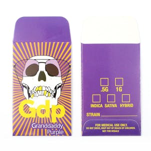 Photo of 25 Grand Daddy Purple Strain Shatter Labels Dispensary Strain Extract Coin Envelopes #241