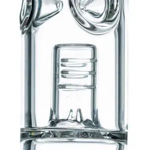 Photo of 16" Coil Perc Straight Tube Bong with Splashguard
