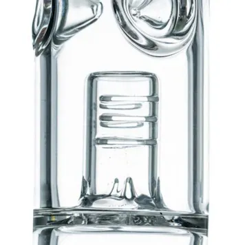 Photo of 16" Coil Perc Straight Tube Bong with Splashguard