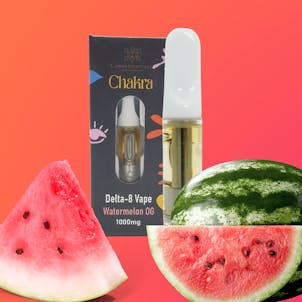 Photo of Watermelon OG Delta-8 Full Gram Vape Cartridge