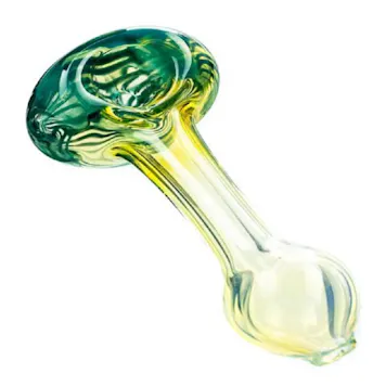 Photo of 4 " Raked Face Fumed Spoon Pipe
