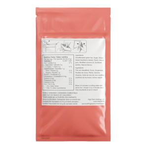 Photo of Peach Ginger Green CBD Tea (Decaffeinated), 3 Pack