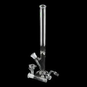 Photo of 14'' Skinny Straight Tube Water Pipe, Dab Rig Combo - Made in California
