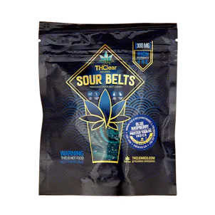 Photo of Sour Belts - Blueberry 300mg