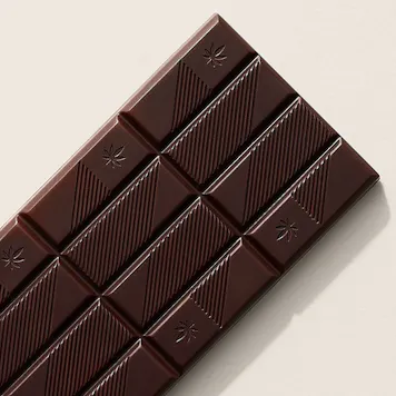 Photo of 5mg Kiva 'Blackberry' Dark Chocolate Bar 100mg THC total