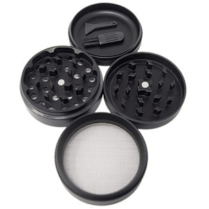 Photo of 4 Piece Metal Cannabis Grinder with Kief Catcher