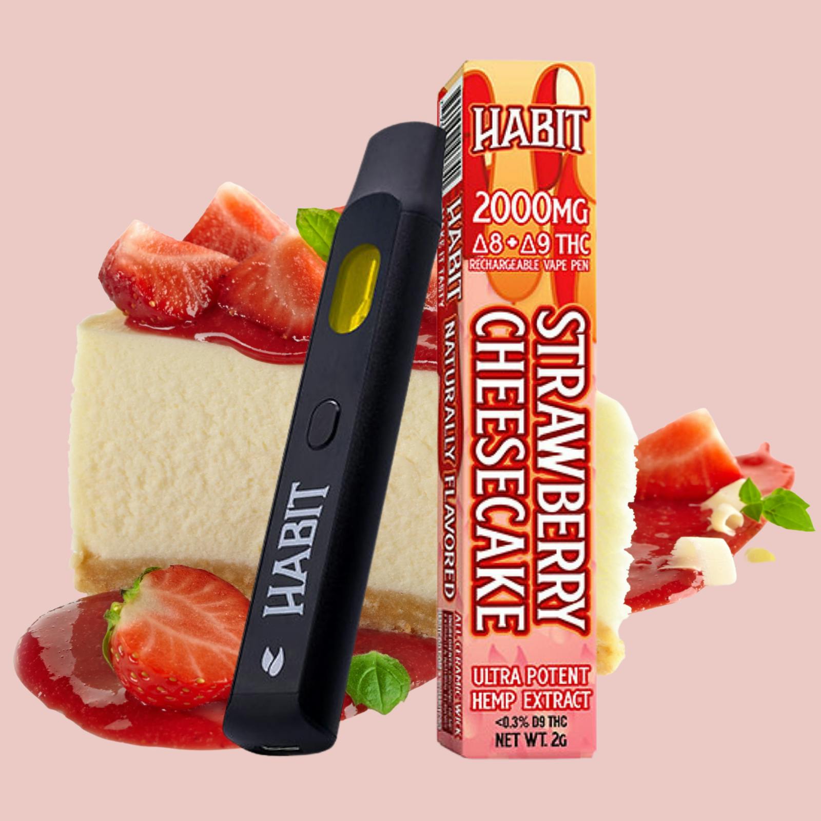Luxe THC 25 OFF with code LEAFLY Strawberry Cheesecake 2ml