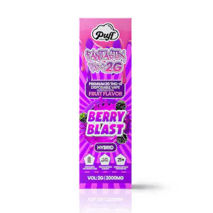Photo of Fantastix THC-O 2G Disposable Vape: Berry Blast | Puff Xtrax