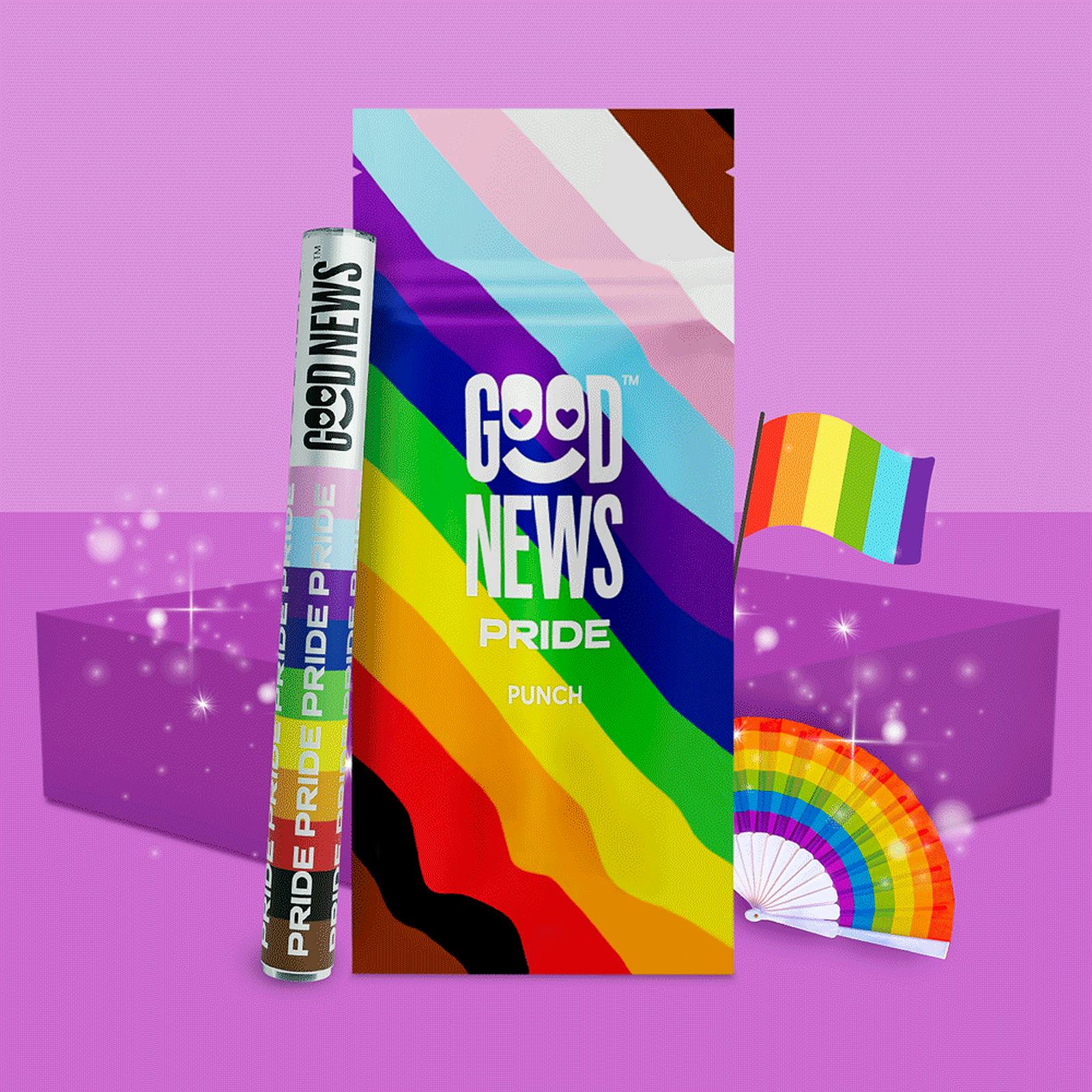 Good News Pride Punch Disposable Vape Pen [500mg] Leafly