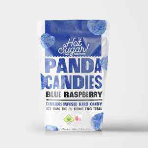 Photo of 10:1 Blue Raspberry Panda Candies 100mg 10-pack