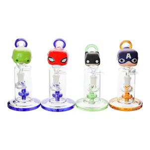 Photo of The Super Hero Bobble Bong - 8 inches glass bong
