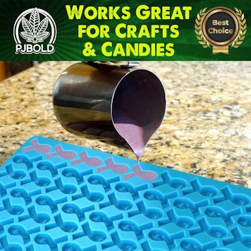 Photo of Ribbon mold, 3.6mL, 100 Cavity, Half Sheet, Blue