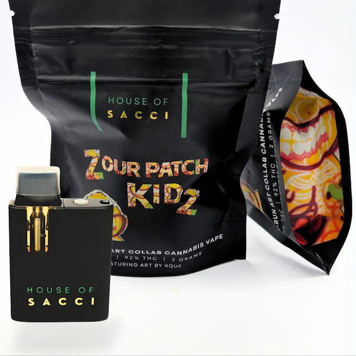 House of Sacci: Zour Patch Kidz 2g Vape | Leafly