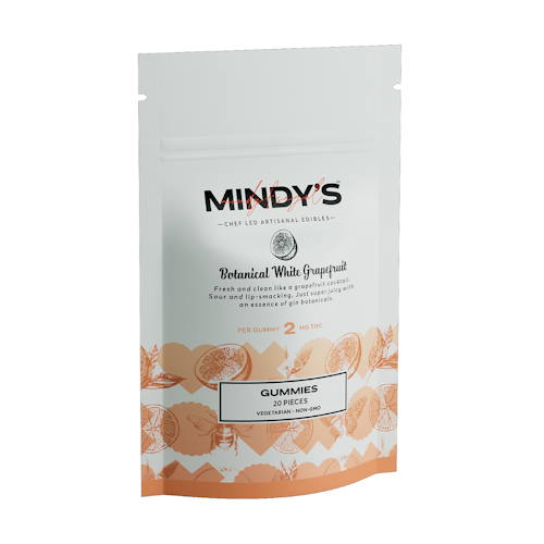 Mindy's Edibles: Botanical White Grapefruit Gummies 40mg 20-pack | Leafly